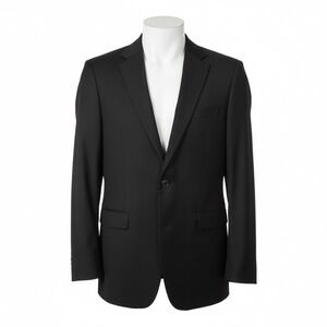 Topman Blazer Black Slim Fit Suit‎ Jacket 36R Modern Formal Business